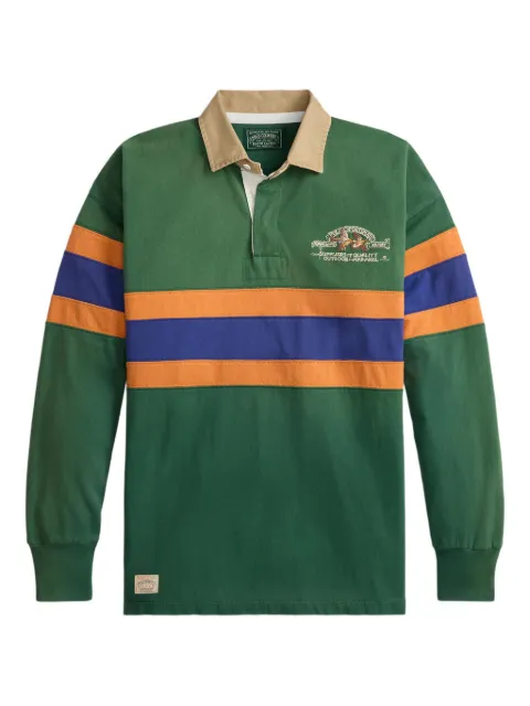 Polo Ralph Lauren rugby-stripe polo shirt Green 710P04969002