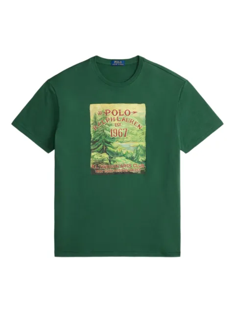 Polo Ralph Lauren graphic-print T-shirt Green 710P04981001