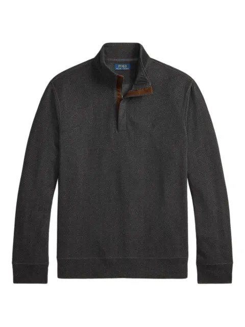 Polo Ralph Lauren herringbone half-zip sweatshirt Grey 710916638004