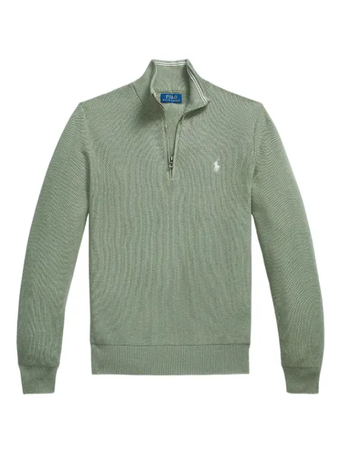 Polo Ralph Lauren long-sleeve half-zip sweater Green 710932304532