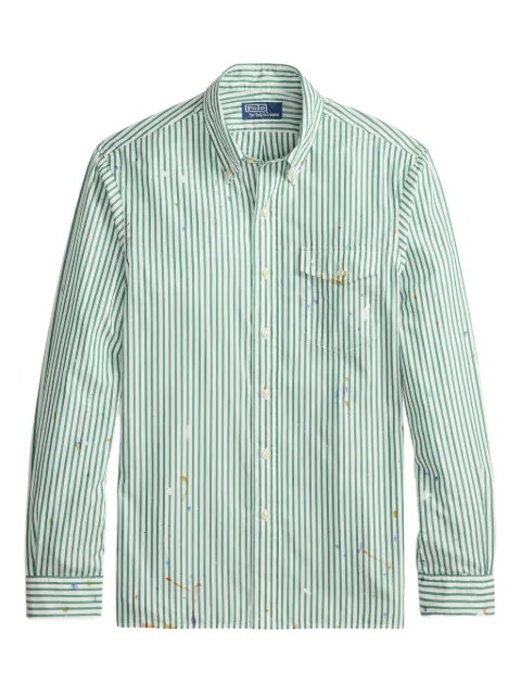 Polo Ralph Lauren striped long sleeves shirt White 710P03882001