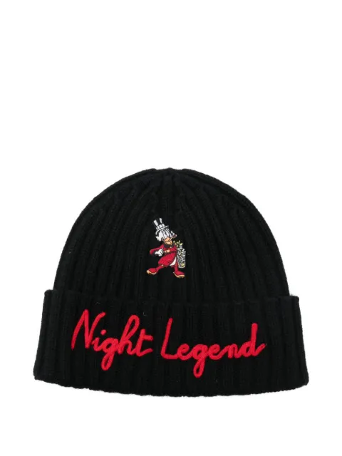 MC2 Saint Barth embroidered beanie Black WENG001
