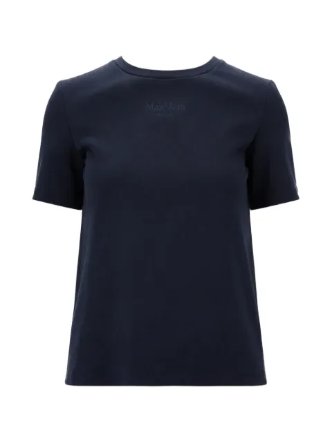 'S Max Mara logo-embroidered T-shirt Blue 2529976021600TUBO