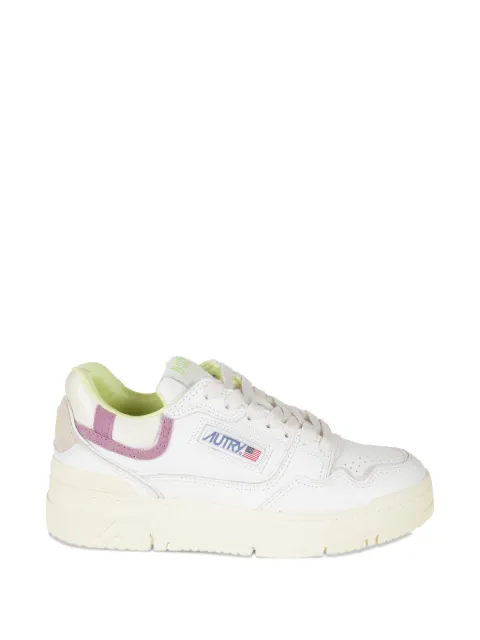 Autry perforated lace-up sneakers White ROLWMY08