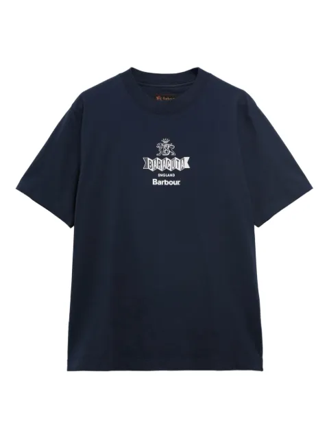 Barbour graphic short-sleeves T-shirt Blue MTS1506NY91
