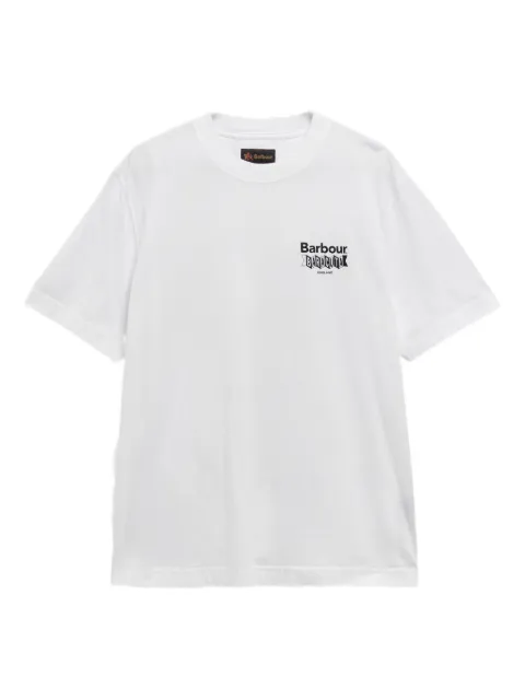 Barbour logo-print T-shirt White MTS1507WH11