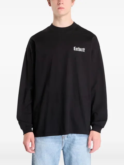 Carhartt WIP Schooling mock-neck T-Shirt Black I035447