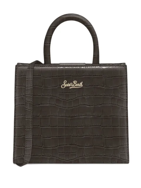 MC2 Saint Barth medium croco-printed tote bag Brown SGBM0001