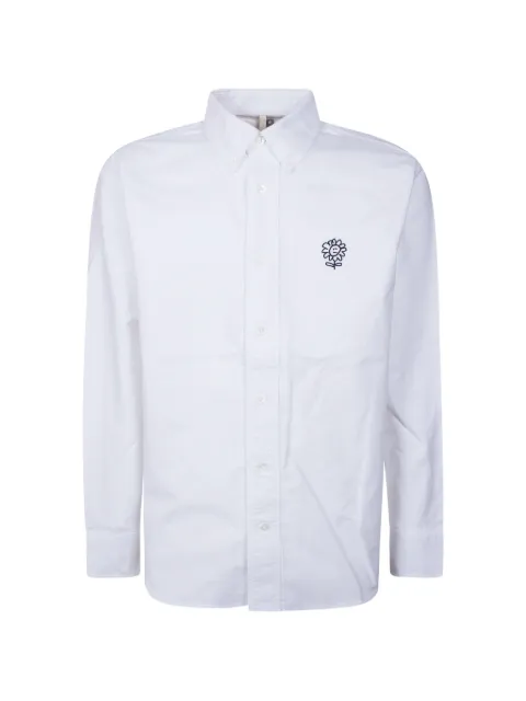 Sunflower buttoned embroidered shirt White 1313001