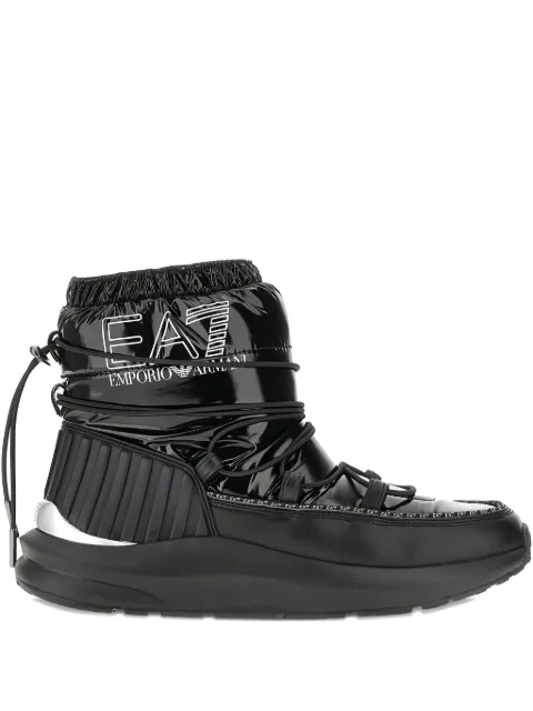 Ea7 Emporio Armani logo lace-up boots Black 7X000328AF18570MC043