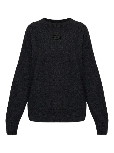 Diesel jumper in wool and alpaca blend Grey A208340TKCZ