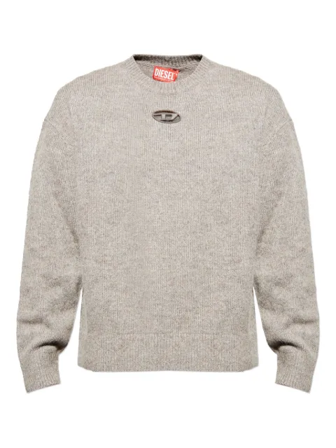 Diesel K-Areeso logo cut-out sweater Neutrals A208210TKCZ