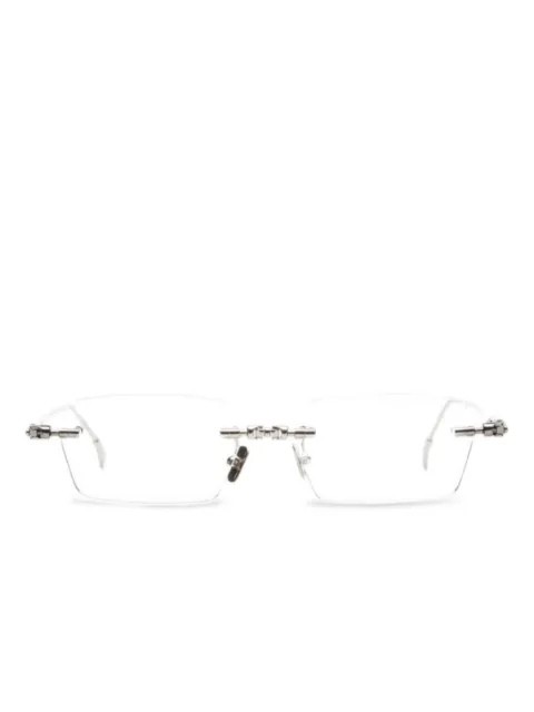 Kuboraum geometric-frame H61 glasses Silver H61