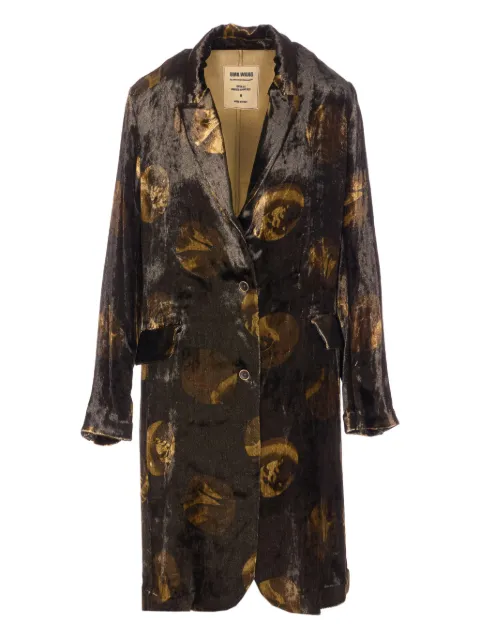 Uma Wang Alpine D33 single-breasted coat Brown UW6070UW062