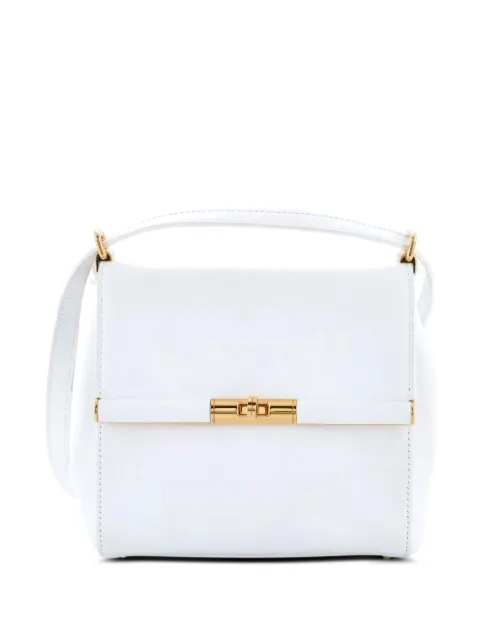 Dolce & Gabbana Pre-Owned Marlene City Flap Bag Leather crossbody bag White U8EIBW3G6AL6WN4B