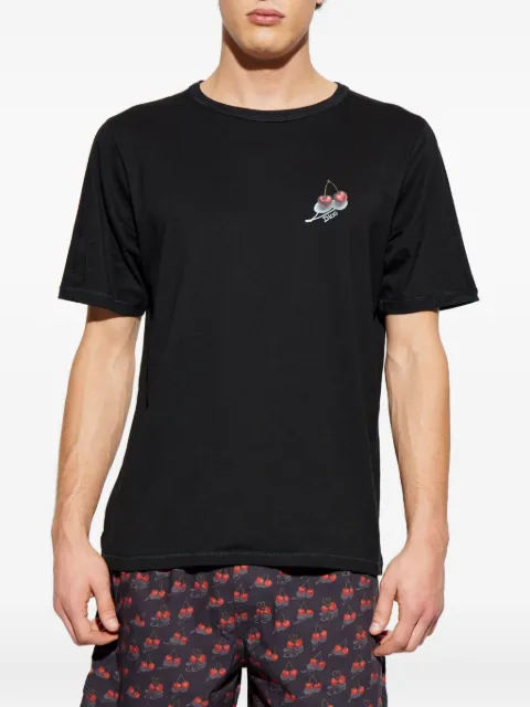 Diesel Kit-James cherry-print pajama set Black A220720LJCB