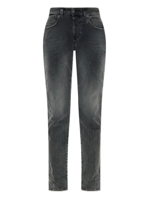 Diesel 1992 D-Jiann distressed-detailed jeans Grey A1983509N43