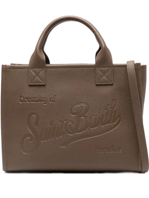 MC2 Saint Barth large Vanity Tote Bag Brown VANBG001VANITYBAGLARGEGRAINLEATHERSB18