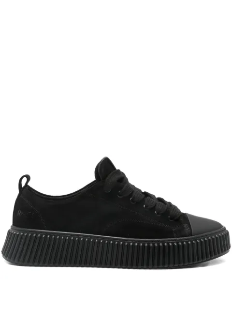 Rhun 2020 fluted sole sneakers Black 2020SUEDE