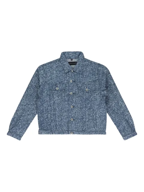 Who Decides War woven trucker jacket Blue 1131220010SS24