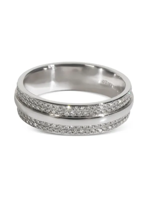 Tiffany & Co. Pre-Owned 18K white gold diamond ring Silver 148108