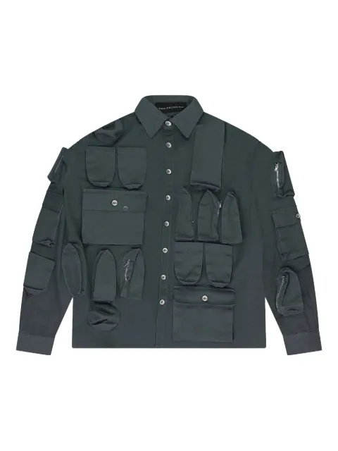 Who Decides War pocket tech jacket Grey 1131180021SS24