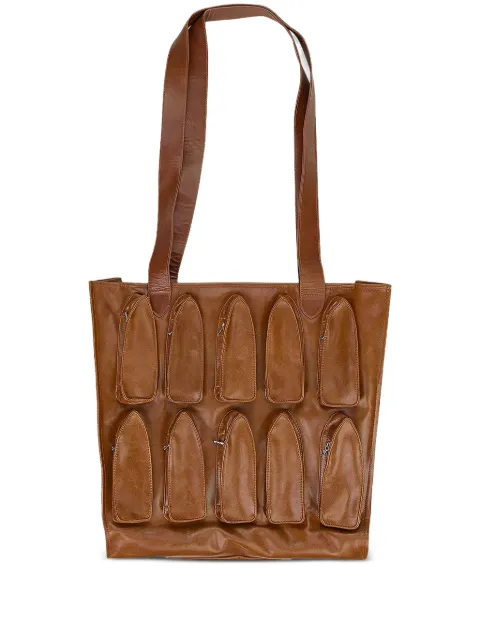Who Decides War Pocket Thorned tote bag Brown 134001180017AW23