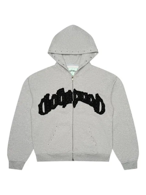 GODSPEED Symmetric Studded hoodie Grey K5RFUZ4A