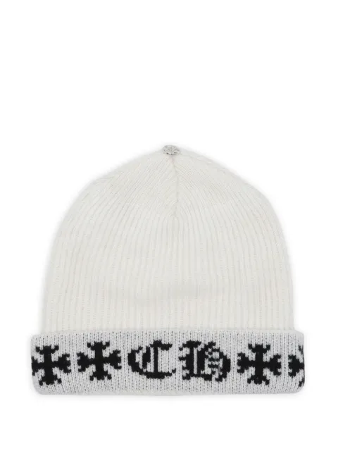Chrome Hearts Big Daddy bashmere Beanie White CHRM0373