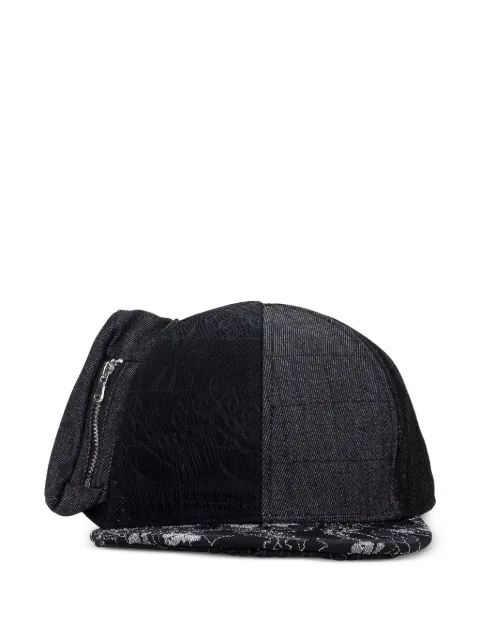 Who Decides War distressed baseball cap Black 1141410002SS24