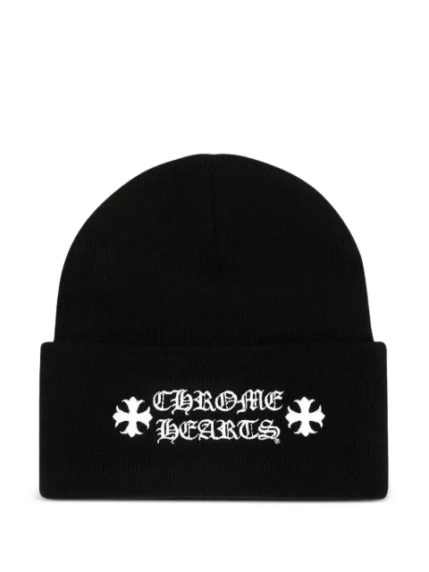 Chrome Hearts logo-embroidered beanie Black CHRM0369