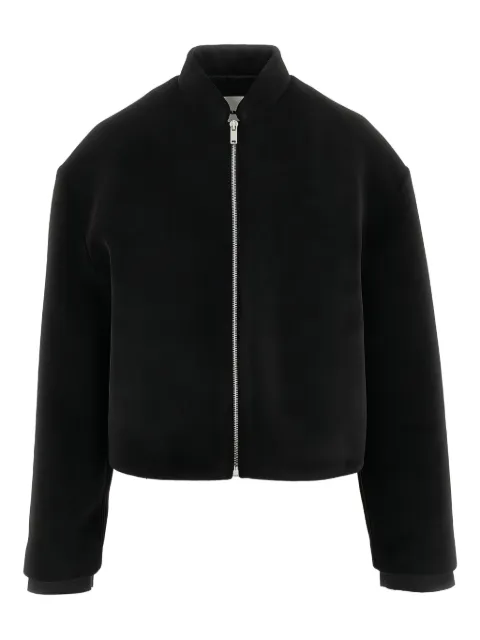 Jil Sander cropped bomber jacket Black J03BN0199J20333001