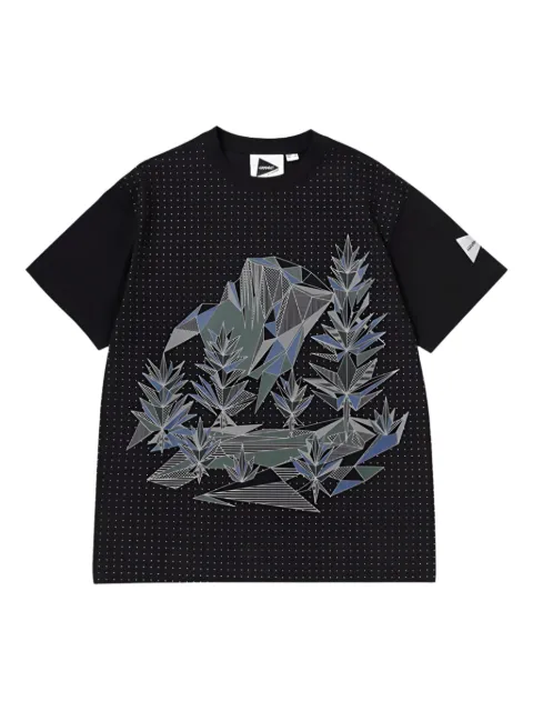 Gramicci x And Wander Yosemite graphic-print T-shirt Black GUT5S3009