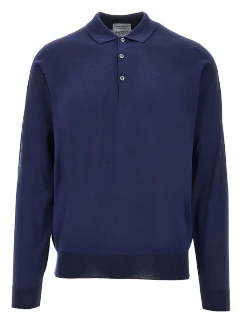 John Smedley Belper polo shirt Blue BELPER