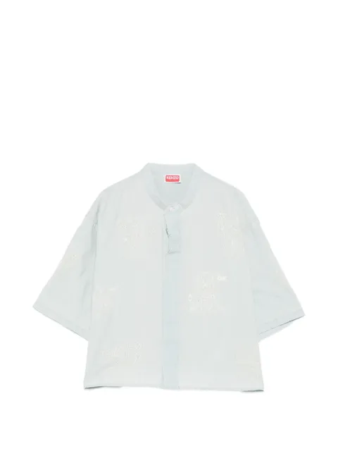 Kenzo floral shirt Blue FG52DC2547F0