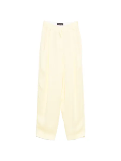 Fabiana Filippi pleated tapered trousers Yellow PAD276F801M192