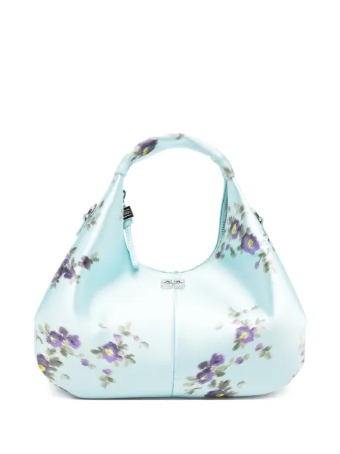 GANNI floral-print tote bag Blue B2070130