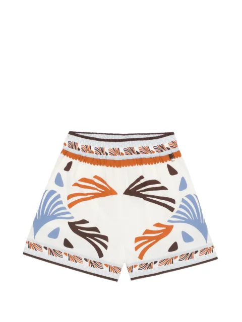 Herno elasticated-waistband shorts Neutrals PT000242D13320