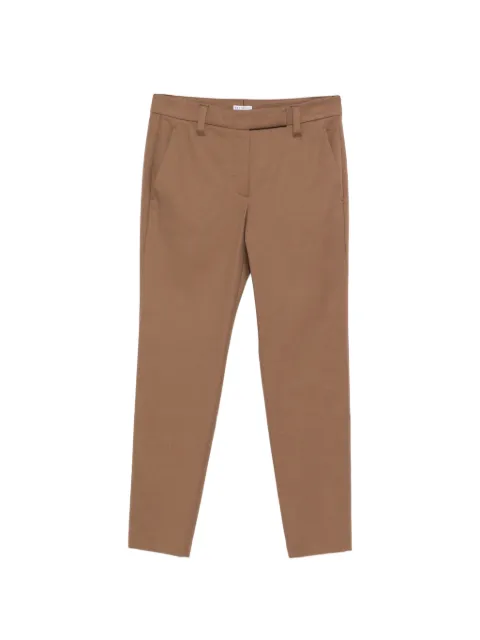 Brunello Cucinelli twill trousers Brown MA126P7258C9311