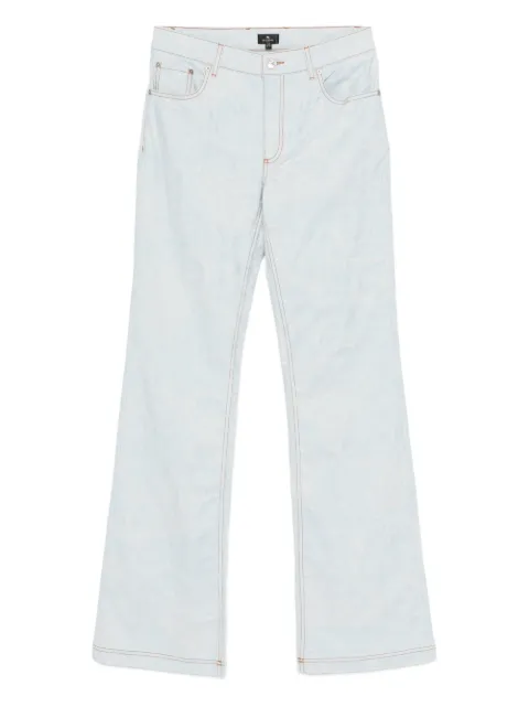 ETRO floral trousers Blue WRNB002999TJEI5