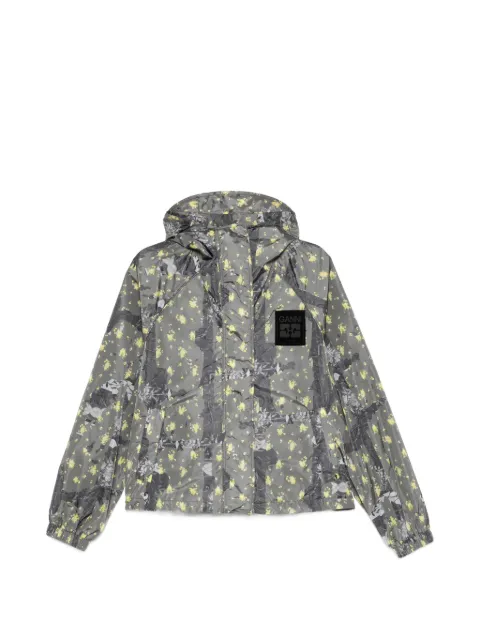 GANNI flyweight jacket in jacket nylon Grey A1010216