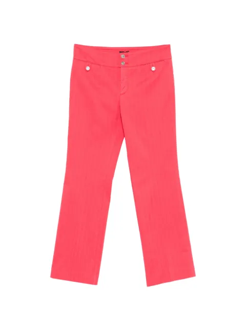 ETRO front-pocket straight trousers Pink WRNB0031AU116