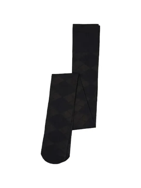 Swedish Stockings Rebecka argyle-pattern tights Black REBECKAARGYLETIGHTS