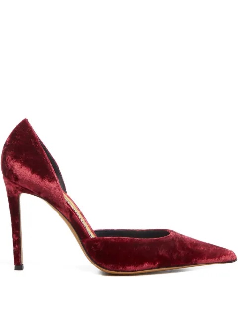 Alexandre Vauthier 105mm pointed toe stiletto pumps Red AVI1600046BRICK