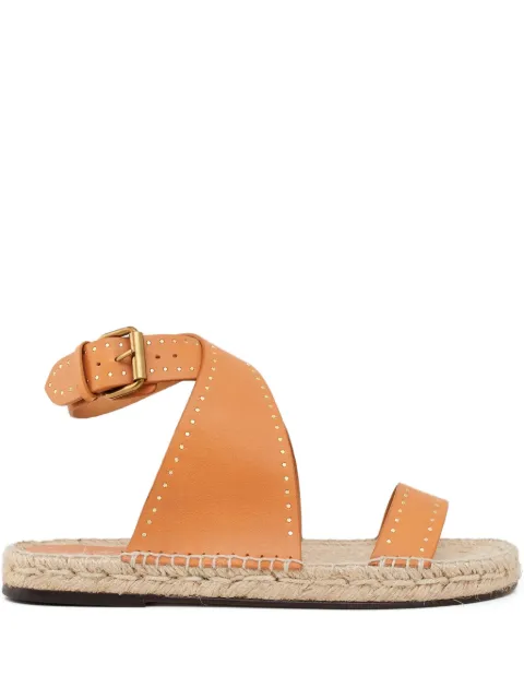 ISABEL MARANT Illya leather espadrilles Brown 24PEP0003FAB1C01S23NL
