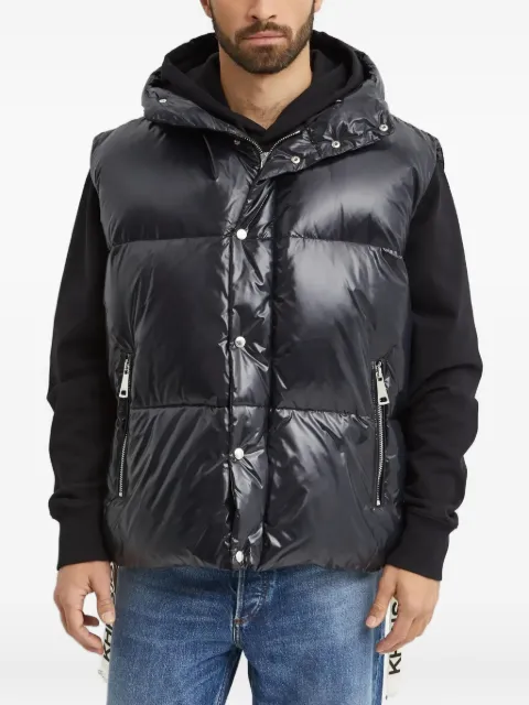 Khrisjoy zip fastening hooded jacket Black KMF24R2803NY0002