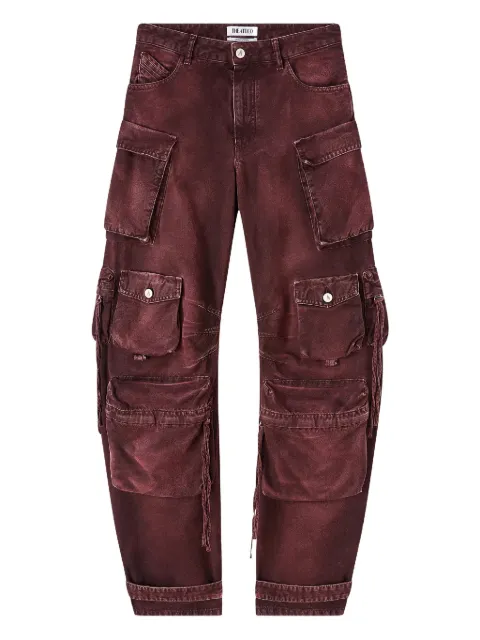 The Attico Fern cargo jeans Red 247WCP84729
