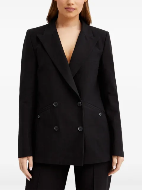 Fay double-breasted blazer Black NGW71484560WAT