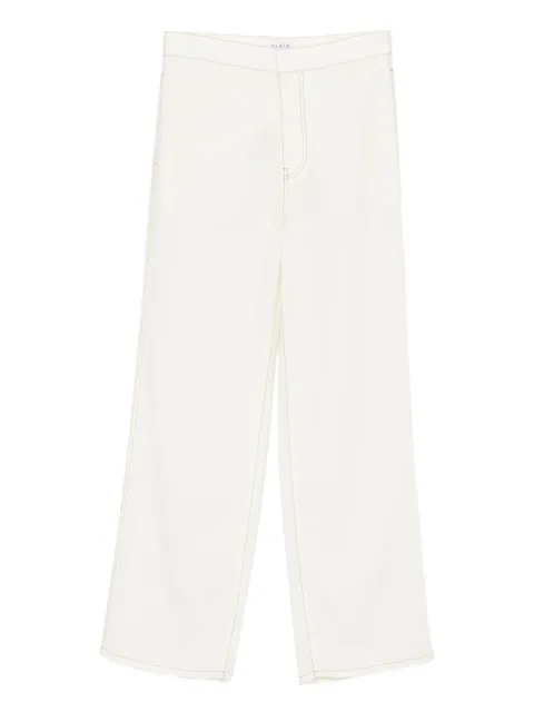 Alaïa seam-detail trousers White AA9P02746T686