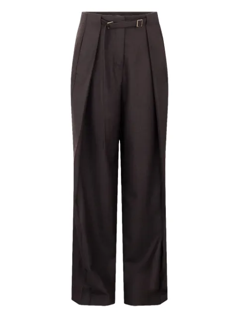 Aya Muse belted trousers Brown AMPF2599